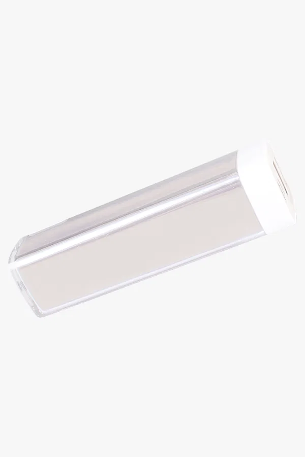 C63s Plastic 2200 mAh Powerbank — White