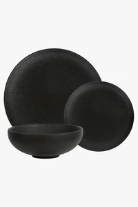 C63s Caviar Dinner Set 12 Piece — Black