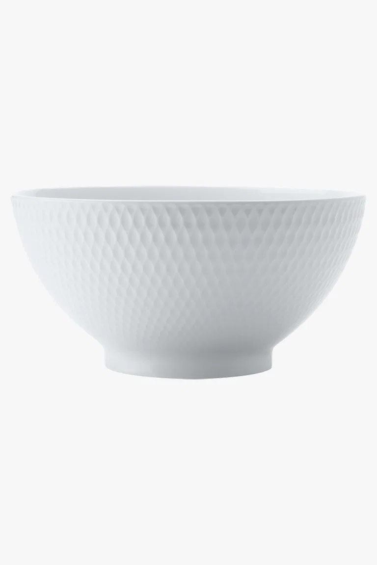 C63s White Basics Diamonds Noodle Bowl — White