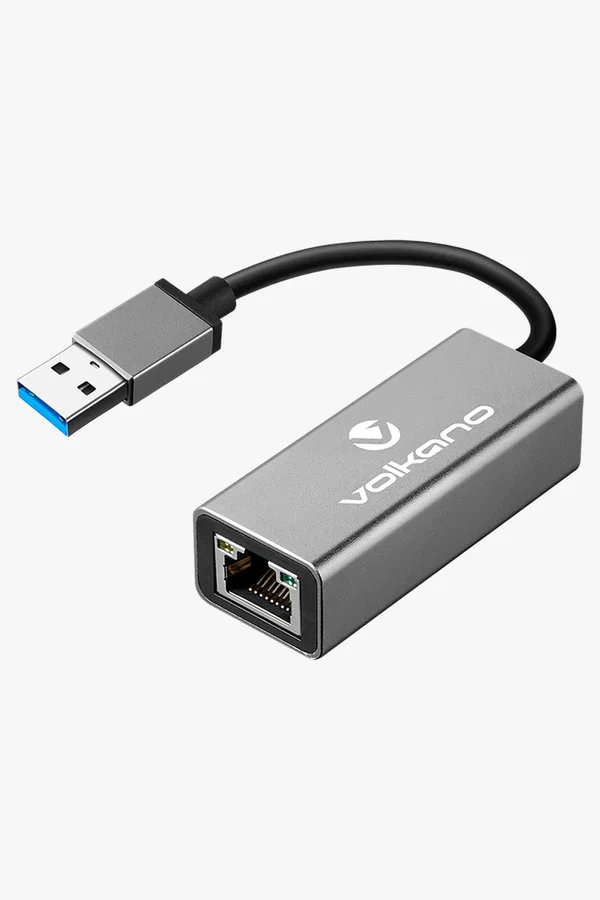 C63s Volkano Lan Series USB 3.0 to Gigabit LAN Network Adaptor — Black