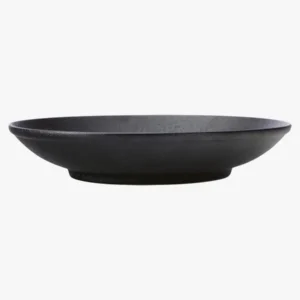 C63s Caviar Footed Bowl — Black