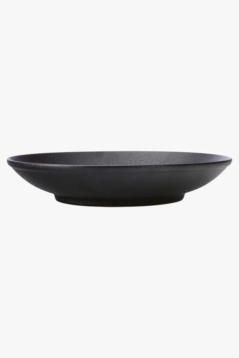 C63s Caviar Footed Bowl — Black
