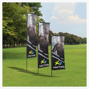 C63s Telescopic Banners Deluxe Single Sided Digital — Standard