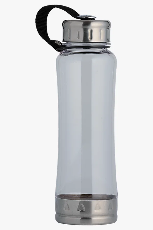 C63s 650ml Water Bottle With Carry Strap — Clear