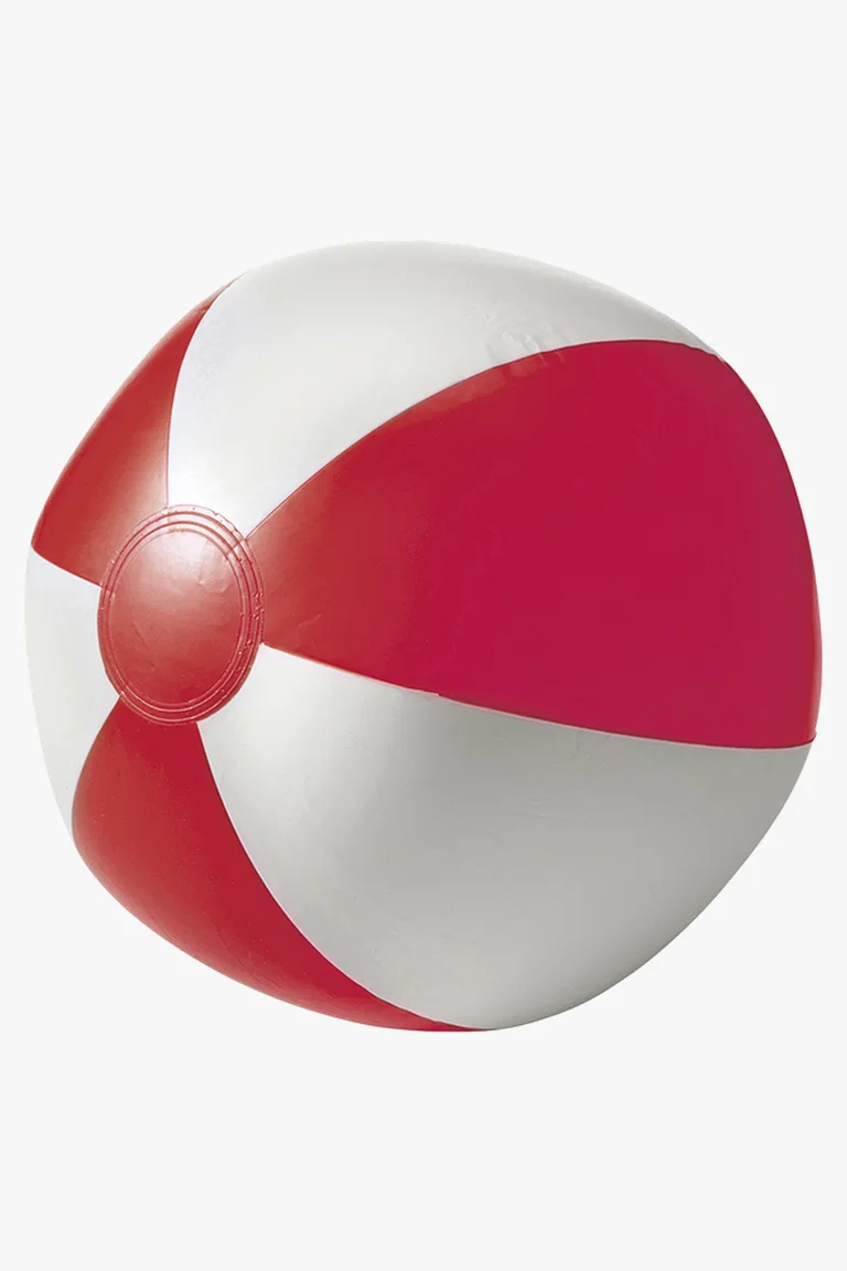 C63s Two Tone Inflatable Beach Ball — Red