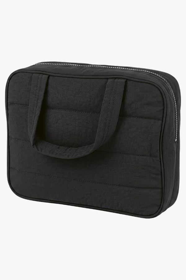 C63s Foldable Cosmetic Travel Bag — Black