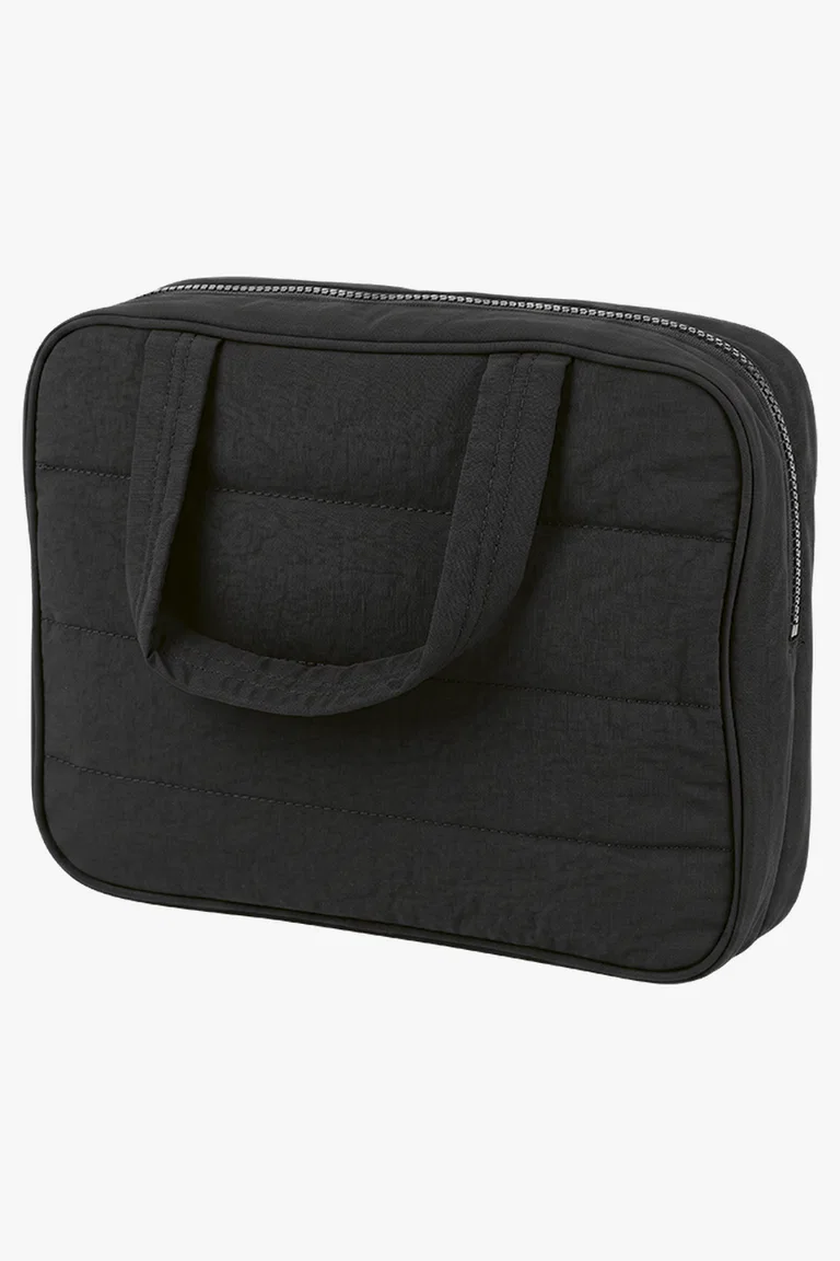 C63s Foldable Cosmetic Travel Bag — Black
