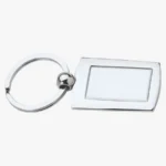C63s Metal Keychain with for Dome — Silver