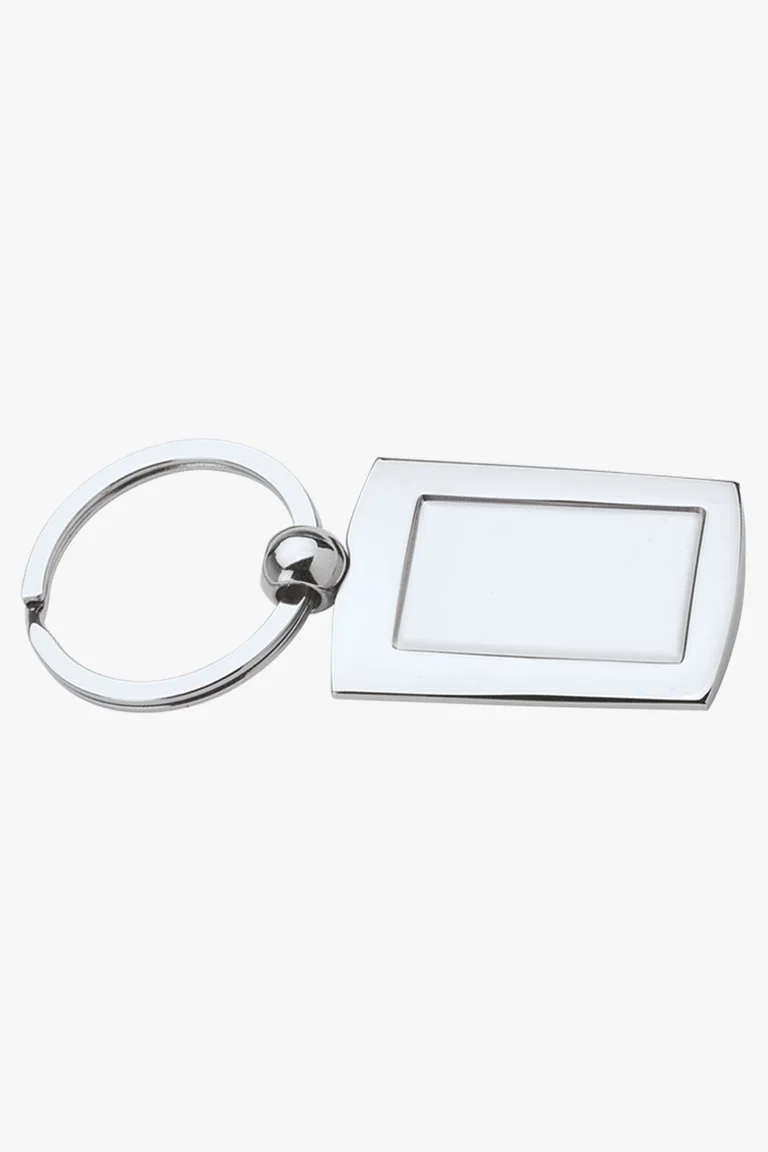 C63s Metal Keychain with for Dome — Silver