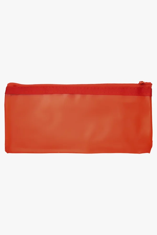 C63s Pvc Pencil Case — Red