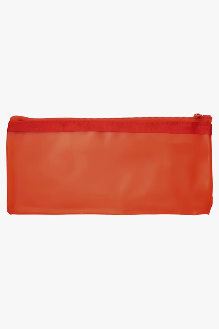 C63s Pvc Pencil Case — Red