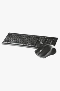 C63s IND Wireless Keyboard & Mouse Combo — Black