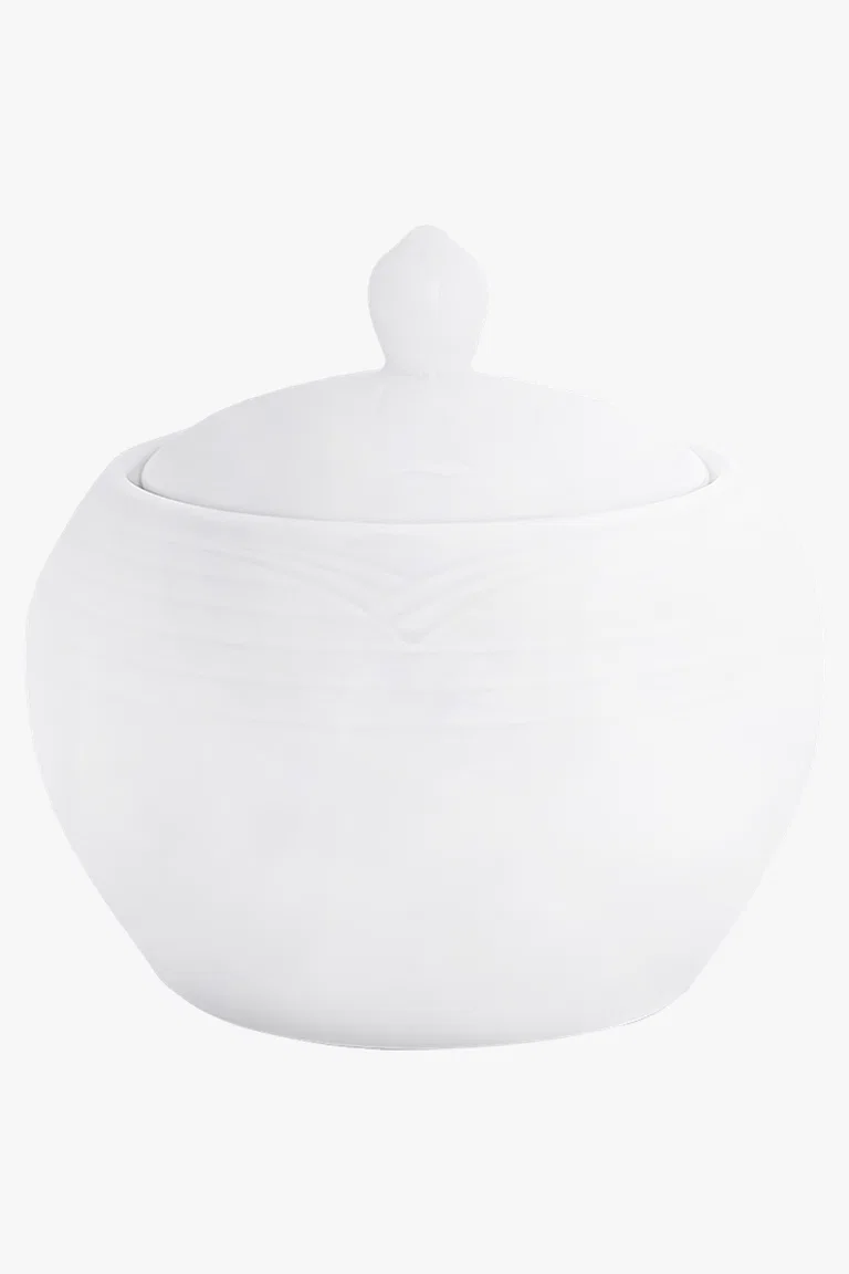 C63s Arctic White Sugar Bowl — White