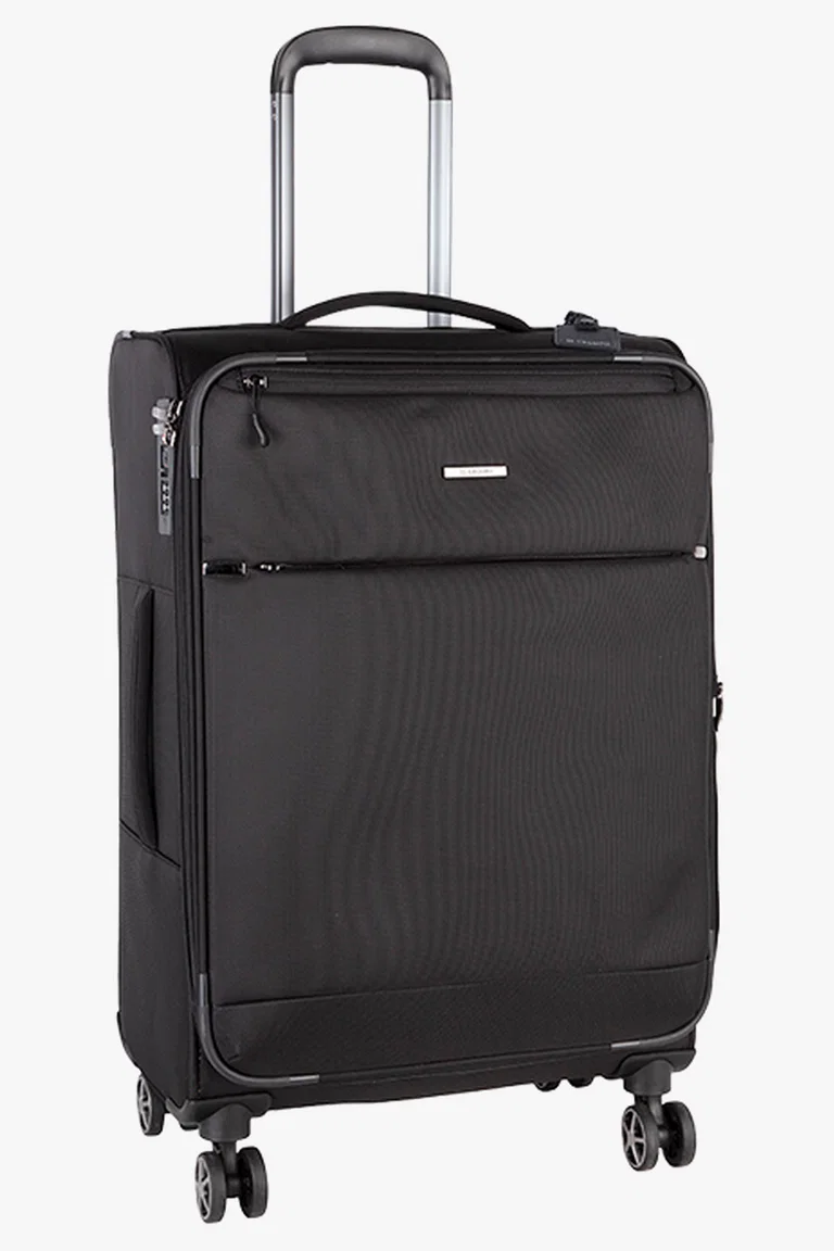 C63s Cellini Smartcase Medium 4 Wheel Trolley Case — Black