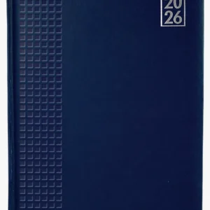 C63s 2026 Embossed Square A4 Diary — Navy
