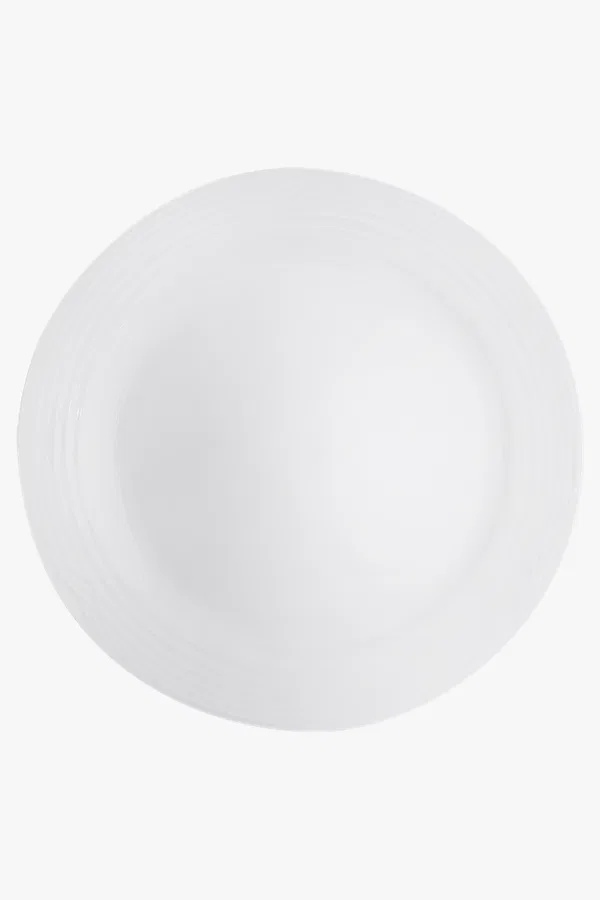 C63s Arctic White Fish Plate — White