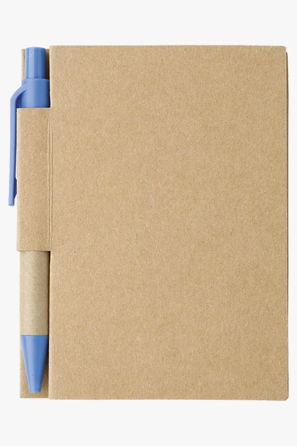 C63s Mini Recycled Notebook and Pen — Pale Blue