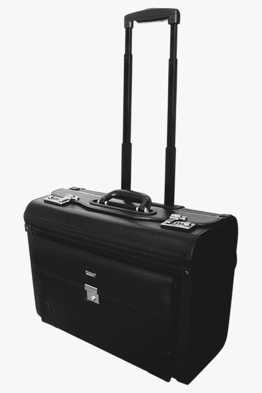 C63s Tosca Laptop Pilot Case With Wheels — Black