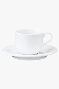 C63s Arctic White Stackable Espresso Cup Only 100ml — White