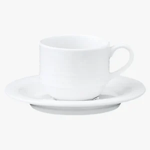 C63s Arctic White Stackable Espresso Cup Only 100ml — White