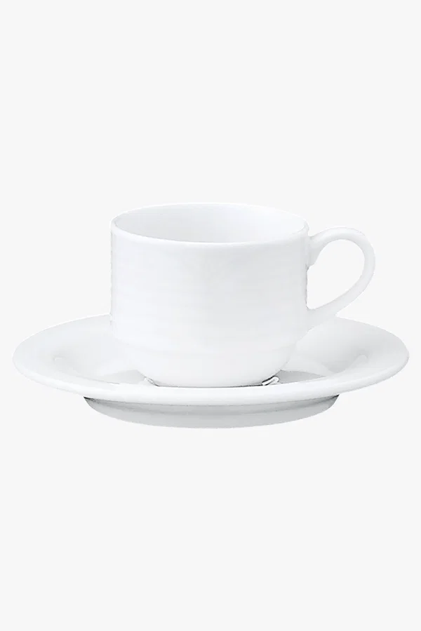 C63s Arctic White Stackable Espresso Cup Only 100ml — White