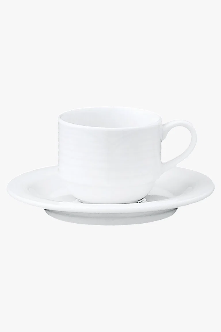 C63s Arctic White Stackable Espresso Cup Only 100ml — White