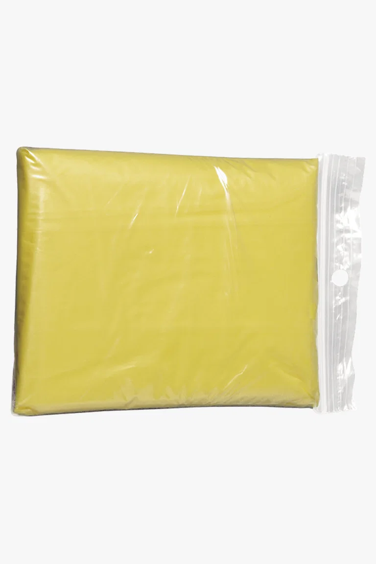 C63s Translucent PVC Poncho — Yellow
