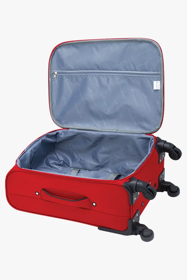 C63s Travelwize Artic Series 4-Wheel Spinner Trolley Case 55cm — Red