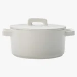 C63s Epicurious Round Casserole — White