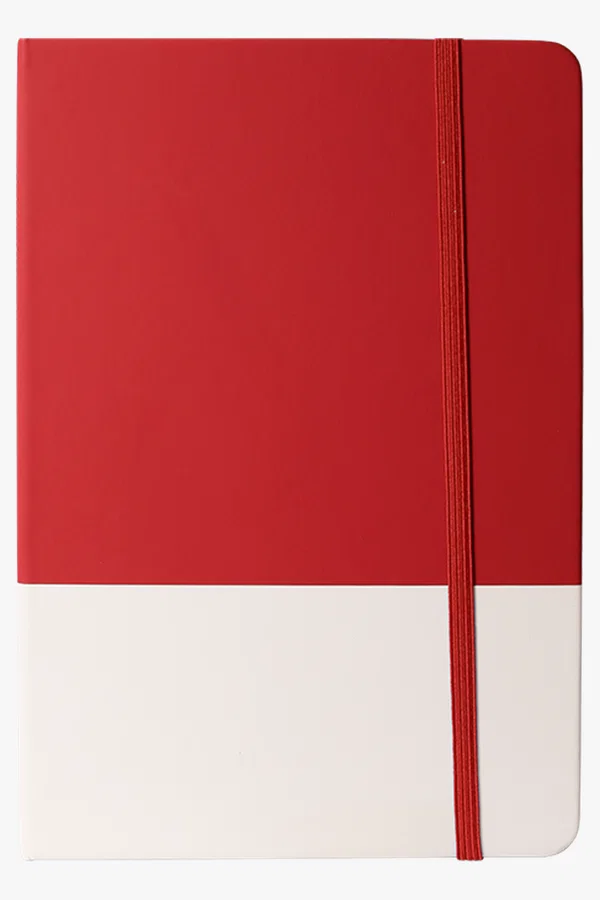 C63s Two Tone Notebook — Red