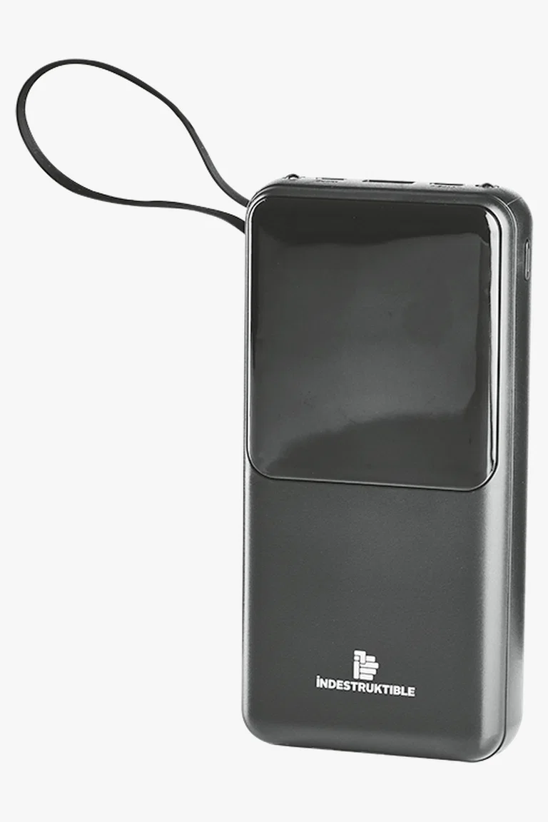 C63s 20000mAh Cable Power Bank — Black