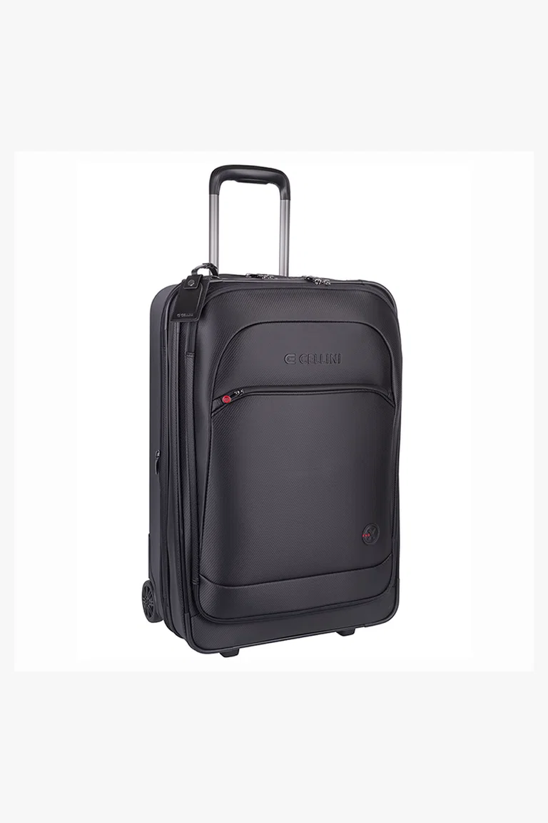 C63s Cellini Pro X Medium 4 Wheel Trolley Case — Black