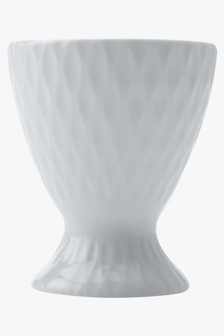 C63s White Basics Diamonds Egg Cup — White