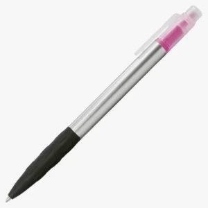 C63s Neptune Pen With Highlighter — Pink