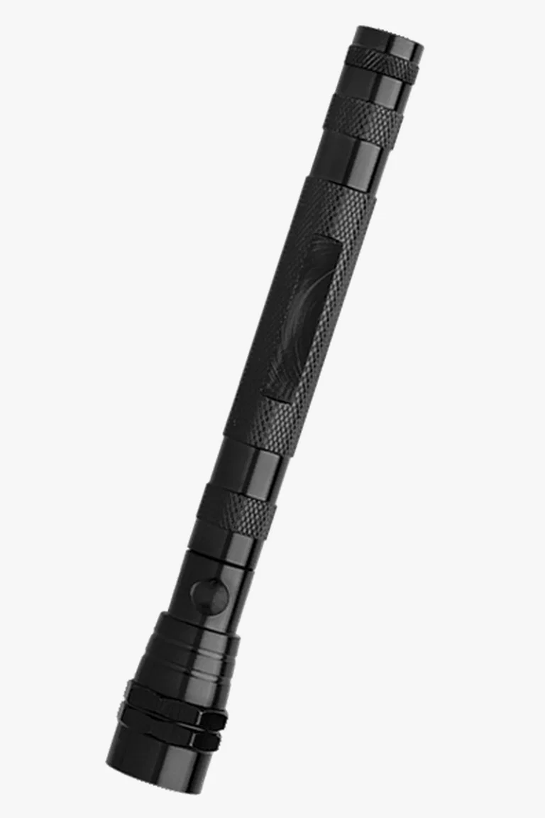 C63s 3 LED Flashlight and Magnetic Pick Up Tool — Black