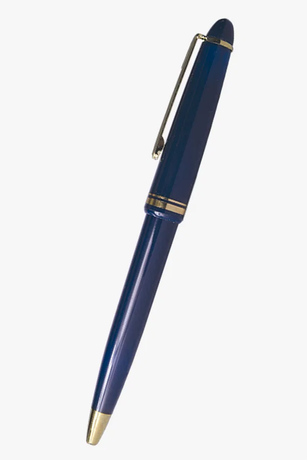 C63s Zee Ballpoint Pen With Trim — Navy/Blue