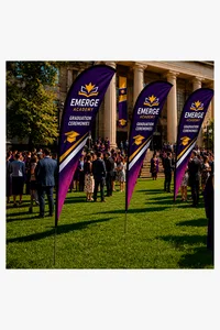 C63s Harp Banners Econo Double Sided Digital — Standard