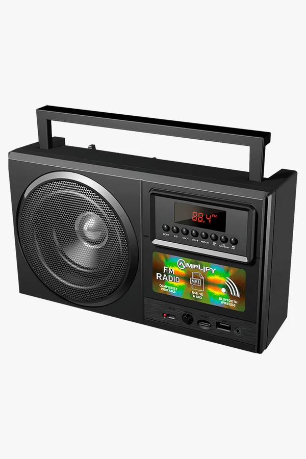 C63s Amplify Tuner Series Bluetooth Radio Speaker — Black