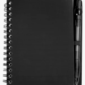 C63s Mini Spiral Notebook with Pen — Black
