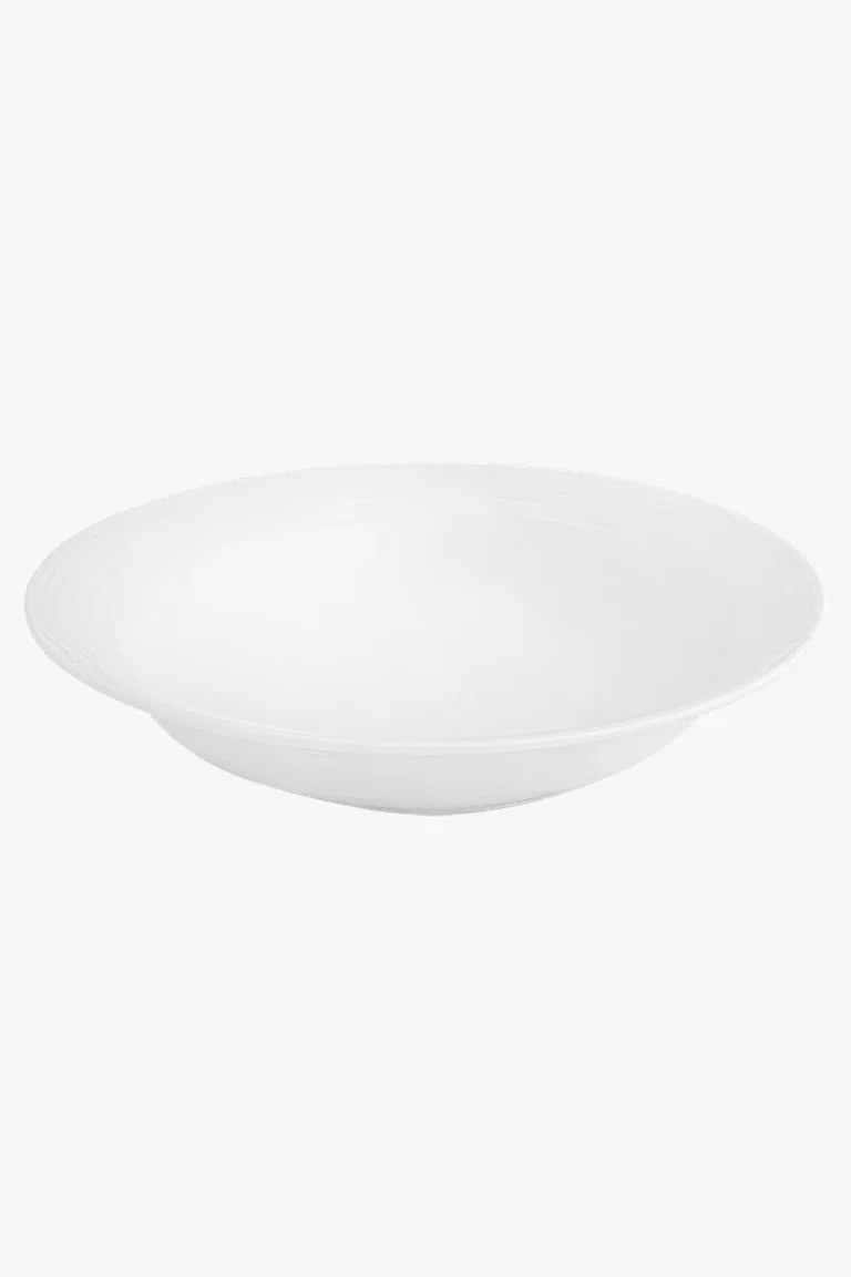 C63s Arctic White Soup Plate — White
