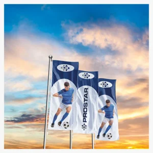 C63s Corporate Flag Double Sided Digital — Standard