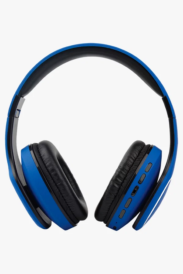 C63s Volkano Phonic Series Wireless Bluetooth Headphones — Blue