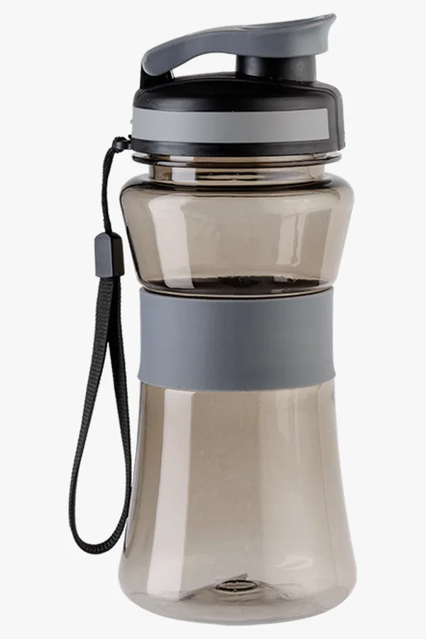 C63s 500ml Silicone Band Water Bottle — Smoke