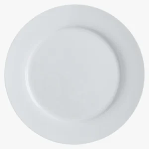 C63s Cashmere Rim Plate — White