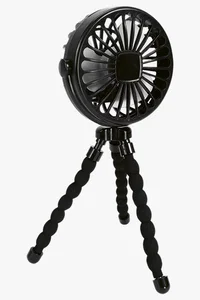 C63s Adjustable Flexi Fan — Black
