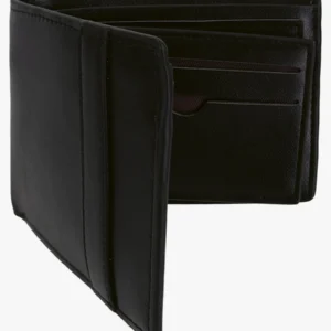 C63s Mens Flip Wallet — Black