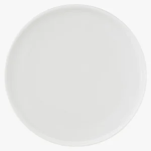 C63s White Basics High Rim Plate — White