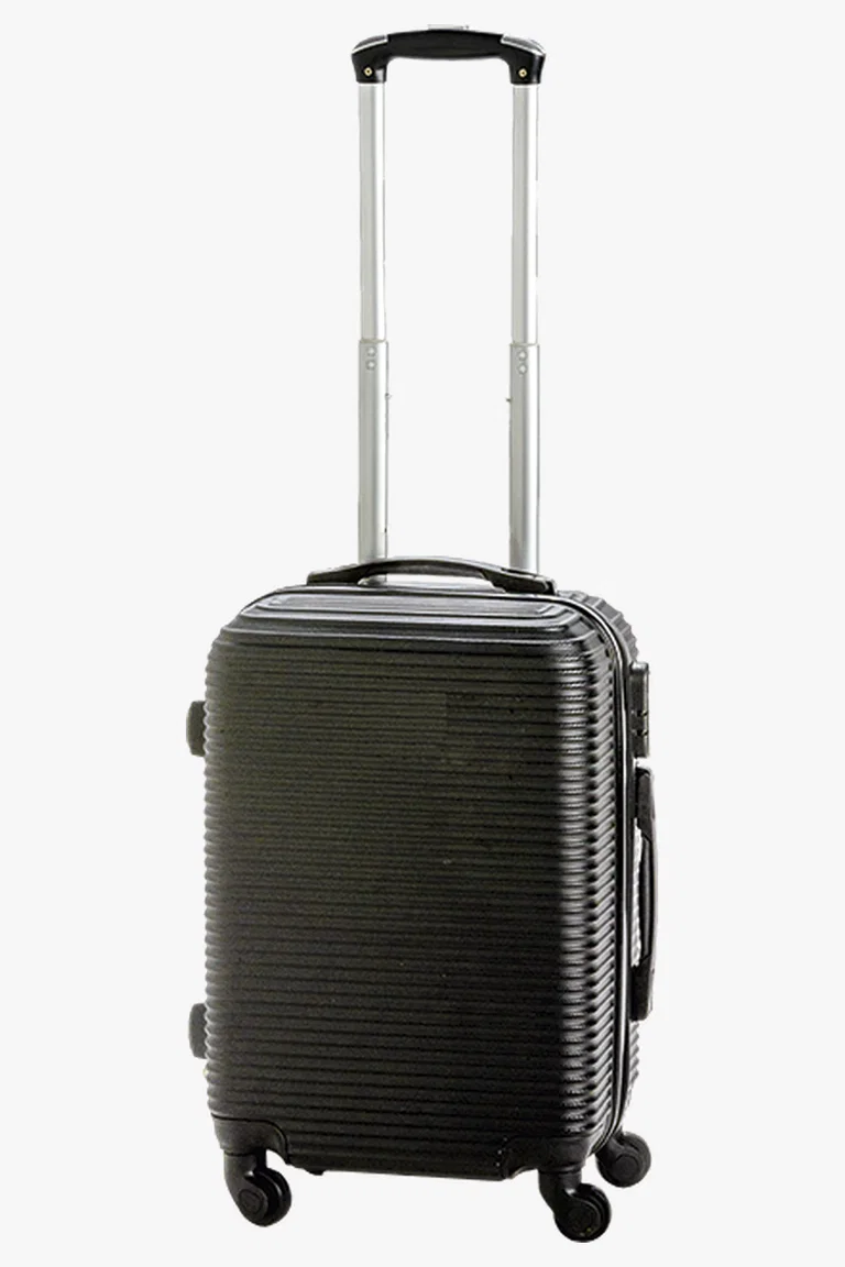 C63s Hard Shell Luggage Trolley — Black