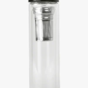 C63s 500ml Double Wall Glass Filter Flask — Black