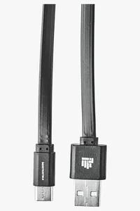 C63s IND 1.2m Flat Type C Charger Cable — Black